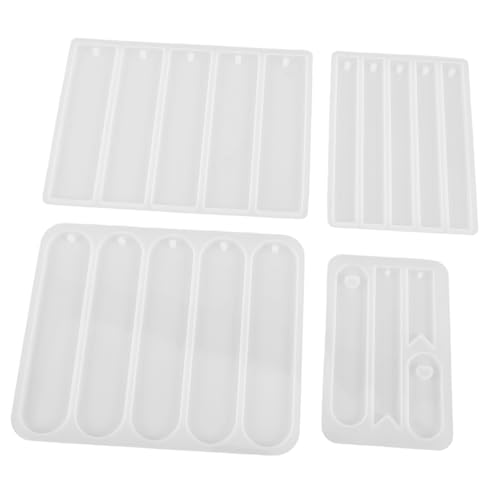 DIYEAH 4 Stück Teiliges Silikon Mould für Buchzeichen Epoxidharz Gießformen Rechteckiger Form für Diy Bastelprojekte Schmuckherstellung und Kreative Wohnraumdekoration DIYEAH 4 Stück Teiliges Silikon Mould für Buchzeichen Epoxidharz Gießformen Rechteckiger Form für Diy Bastelprojekte Schmuckherstellung und Kreative Wohnraumdekoration von DIYEAH