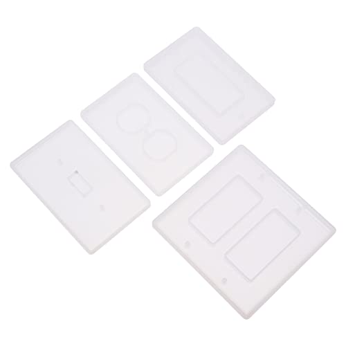 DIYEAH 4 Stück Teiliges Silikonform für Diy Wasserklare Epoxidharz Gießformen für Lichtschalter Wiederverwendbar Einfach zu Reinigen für Kreative Bastelprojekte DIYEAH 4 Stück Teiliges Silikonform für Diy Wasserklare Epoxidharz Gießformen für Lichtschalter Wiederverwendbar Einfach zu Reinigen für Kreative Bastelprojekte von DIYEAH