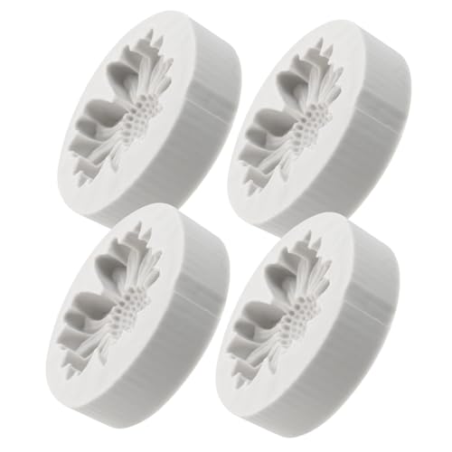 DIYEAH 4 Stück Teiliges Silikonform für Sonnenblumen und Chrysanthemen Aromatherapie Diy Gießform für Dekorative Anhänger Vielseitig Einsetzbar für Zuhause und Kunstprojekte von DIYEAH