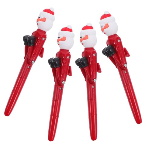DIYEAH 4 Stück Teiliges Weihnachtsmann Boxhandschuh Kugelschreiber Lustige Novelty Stifte für Xmas Party Geschenke Interaktive Schreibwerkzeuge mit Zuverlässigem Tintenfluss für Büro DIYEAH 4 Stück Teiliges Weihnachtsmann Boxhandschuh Kugelschreiber Lustige Novelty Stifte für Xmas Party Geschenke Interaktive Schreibwerkzeuge mit Zuverlässigem Tintenfluss für Büro von DIYEAH