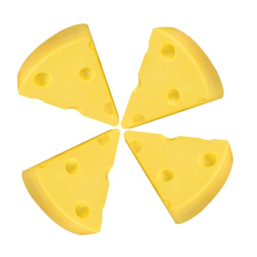 DIYEAH 4 Stück Urlaub Party Gefälligkeiten Scheibe Dekoration Käse Party bevorzugt Radiergummis Klassenzimmer belohnt Radiergummis Yellow DIYEAH 4 Stück Urlaub Party Gefälligkeiten Scheibe Dekoration Käse Party bevorzugt Radiergummis Klassenzimmer belohnt Radiergummis Yellow von DIYEAH