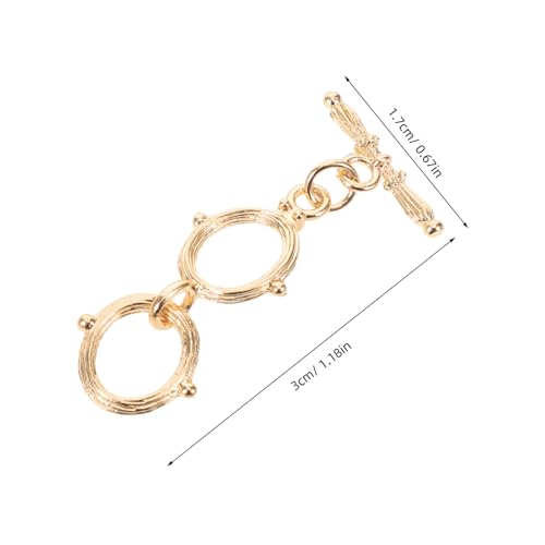 DIYEAH 4 Stücke Kettenverlängerung Halskettenarmband Extender Halskette Knebelverschlüsse Armband-Endverschlüsse Ovale Kippverschlüsse Ovale Balkenverschlüsse Metall Golden DIYEAH 4 Stücke Kettenverlängerung Halskettenarmband Extender Halskette Knebelverschlüsse Armband-Endverschlüsse Ovale Kippverschlüsse Ovale Balkenverschlüsse Metall Golden von DIYEAH