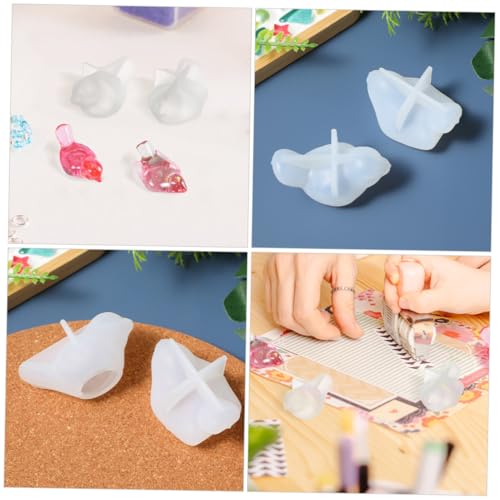DIYEAH 4 Stücke Teiliges Silikon Vogel Gießform für Epoxidharz Basteln Realistische Vogel Ornamente für Wanddeko und Tischdisplay Langlebig Leicht Entformbar DIY Kunsthandwerk Zubehör von DIYEAH