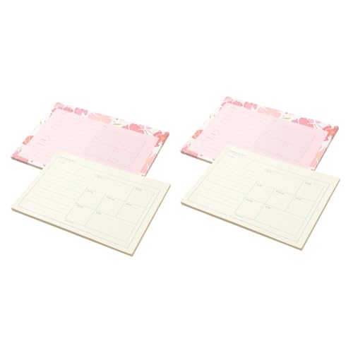 DIYEAH 4 Teiliges Wochenplaner Notizbuch Tragbares Zartes Büro Notizblock mit Weicher Hülle Rundgenäht Langlebiges für Tages und Zeitplanung Planer Notepad für Büro und Zuhause DIYEAH 4 Teiliges Wochenplaner Notizbuch Tragbares Zartes Büro Notizblock mit Weicher Hülle Rundgenäht Langlebiges für Tages und Zeitplanung Planer Notepad für Büro und Zuhause von DIYEAH