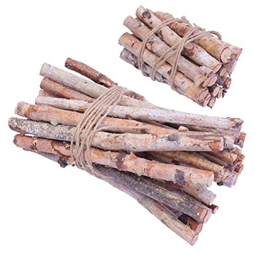 DIYEAH Natürliche Brennholzscheite 40 Stück Getrocknete Birkenscheite Zur Dekoration Einfach Zu Arrangieren Für Weihnachten Und Die Tägliche Dekoration DIYEAH Natürliche Brennholzscheite 40 Stück Getrocknete Birkenscheite Zur Dekoration Einfach Zu Arrangieren Für Weihnachten Und Die Tägliche Dekoration von DIYEAH