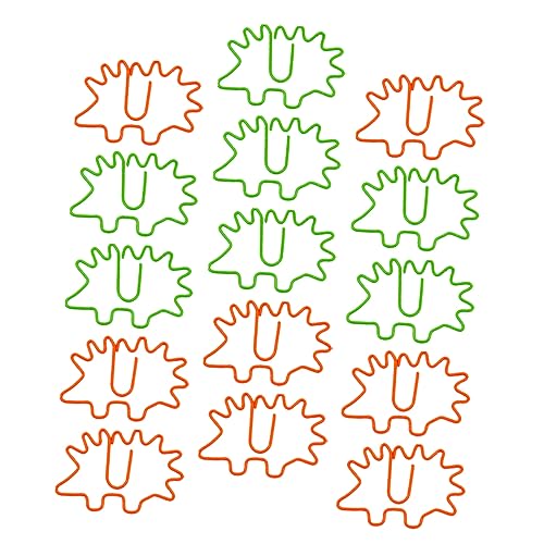 DIYEAH 40 Stück Bunte Büroklammern Tierform Metallclips für Dokumente Notizen und Scrapbooking für Büro Schule und Kreative Projekte von DIYEAH