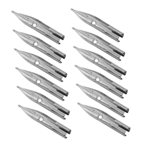 DIYEAH 40 Stück Dip-Stift Ersatzfedern für Füllfederhalter Füllfederhalterspitzen Ersatzstiftspitzen Stiftnibs zum Malen Füllfederhalter schreiben Ersatz für Stiftspitzen Metall Silver DIYEAH 40 Stück Dip-Stift Ersatzfedern für Füllfederhalter Füllfederhalterspitzen Ersatzstiftspitzen Stiftnibs zum Malen Füllfederhalter schreiben Ersatz für Stiftspitzen Metall Silver von DIYEAH