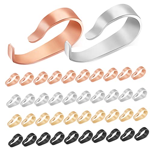 DIYEAH 40 Stück Halskette Anhänger Verschluss Anhänger Kaution Schlüssel hängend armbandverschluss verschluss für armbänder Quetschverschlüsse Bügel Charm Halter für Halskette Kupfer DIYEAH 40 Stück Halskette Anhänger Verschluss Anhänger Kaution Schlüssel hängend armbandverschluss verschluss für armbänder Quetschverschlüsse Bügel Charm Halter für Halskette Kupfer von DIYEAH