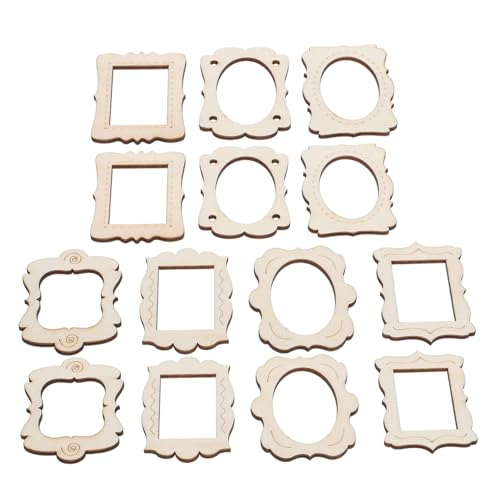 DIYEAH 40 Stück Holz Bilderrahmen Diy Bastelset Unvollendete Holzrahmen für Kreative Fotodekoration für Persönliche und Bastelprojekte DIYEAH 40 Stück Holz Bilderrahmen Diy Bastelset Unvollendete Holzrahmen für Kreative Fotodekoration für Persönliche und Bastelprojekte von DIYEAH