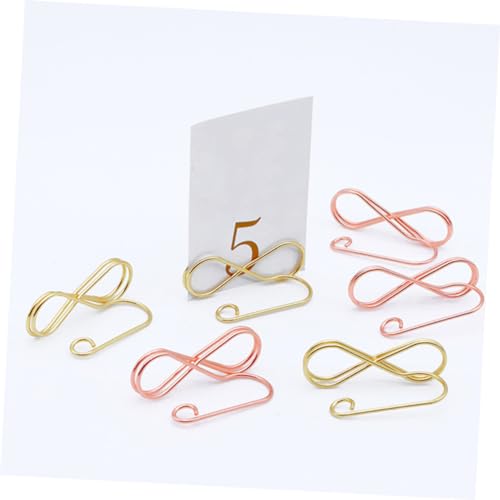 DIYEAH 40 Stück Kartenhalter für Tisch Stabile Fotohalter Klammern Vielseitige Memo Clips für Notizen Platzkarten Menükarten Dekorative Tischständer in Gold Roségold für Büro und DIYEAH 40 Stück Kartenhalter für Tisch Stabile Fotohalter Klammern Vielseitige Memo Clips für Notizen Platzkarten Menükarten Dekorative Tischständer in Gold Roségold für Büro und von DIYEAH