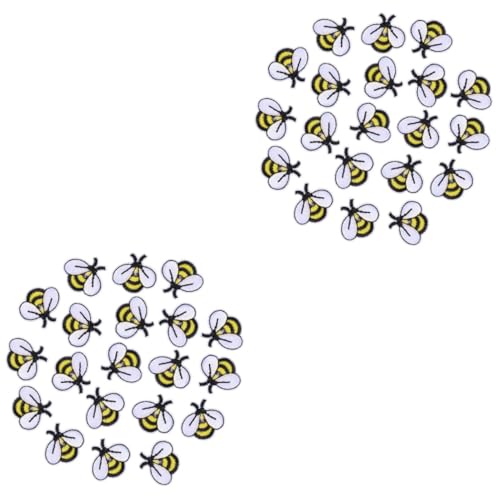 DIYEAH 40 Mit Bienen Bestickte Stoffflicken Hübsche Applikationen Diy-Stickerei-Flicken Kleidung Aufnäher Aufkleber Zum Aufnähen Dekorative Kinderaufkleber DIYEAH 40 Mit Bienen Bestickte Stoffflicken Hübsche Applikationen Diy-Stickerei-Flicken Kleidung Aufnäher Aufkleber Zum Aufnähen Dekorative Kinderaufkleber von DIYEAH