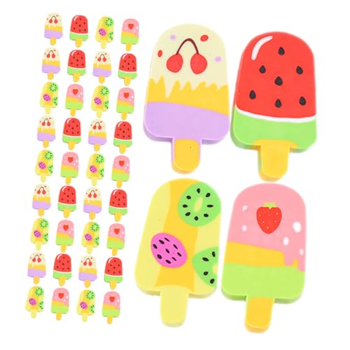 DIYEAH 40 Stück Süße Mini Eiscreme und Fruchtformen für Schulutensilien und Belohnungen für Klassenraum DIYEAH 40 Stück Süße Mini Eiscreme und Fruchtformen für Schulutensilien und Belohnungen für Klassenraum von DIYEAH