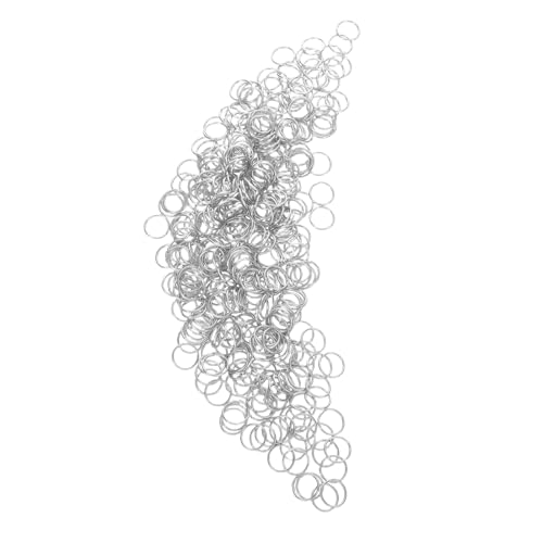 DIYEAH 400 Stück Biegeringe Für Heimwerker, 10 Mm, Schmuckherstellung, Offene Biegeringe Für Ohrringe, Schlüsselanhänger Und, Reparaturteil, Silber DIYEAH 400 Stück Biegeringe Für Heimwerker, 10 Mm, Schmuckherstellung, Offene Biegeringe Für Ohrringe, Schlüsselanhänger Und, Reparaturteil, Silber von DIYEAH