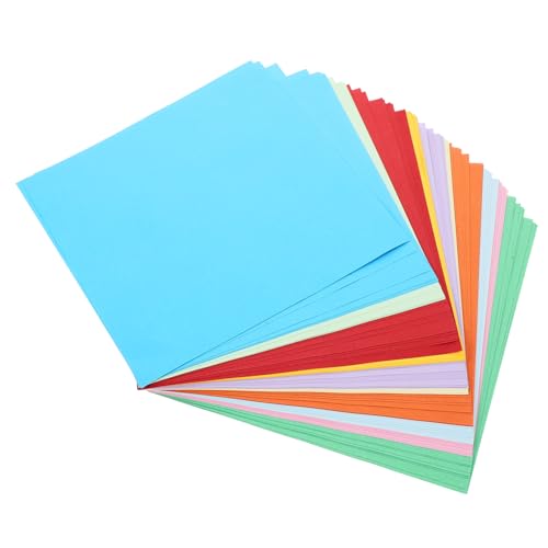 DIYEAH 400 Stück Buntes Origami kreativpapier papierschere schrenzpapier kraft paper bastel materialien falten farbig DIY Bastelpapier machen Origami -Papier buntes Faltpapier DIY liefert von DIYEAH