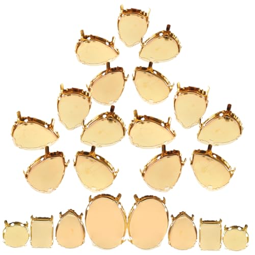 DIYEAH 400 Stück Kleiderkrallen Formen Tropfen Oval Rund Rechteckig Robuste Diy Krallen für Taschen Kleidung Schuhe Einfache Handnaht Goldfarben DIYEAH 400 Stück Kleiderkrallen Formen Tropfen Oval Rund Rechteckig Robuste Diy Krallen für Taschen Kleidung Schuhe Einfache Handnaht Goldfarben von DIYEAH