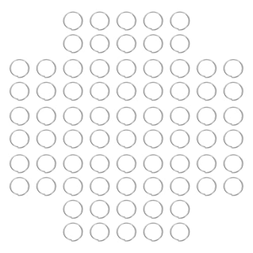 DIYEAH 400 Stück Offene Biegeringe Zur Schmuckherstellung, 10 Mm Biegeringe, Schlüsselanhänger, Halskettenreparatur Und Ohrringherstellung DIYEAH 400 Stück Offene Biegeringe Zur Schmuckherstellung, 10 Mm Biegeringe, Schlüsselanhänger, Halskettenreparatur Und Ohrringherstellung von DIYEAH