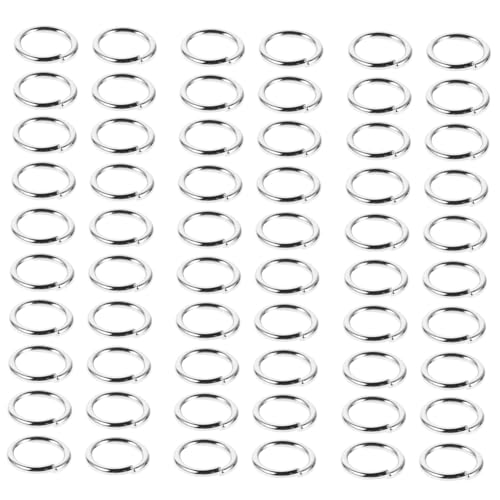 DIYEAH 400 Stück Schmucksprungring Sicherungsringe offene Biegeringe Anschlüsse Schmuck Biegeringe schlüsselanhänger ringe selber machen Biegeringe selber basteln Zinklegierung Silber DIYEAH 400 Stück Schmucksprungring Sicherungsringe offene Biegeringe Anschlüsse Schmuck Biegeringe schlüsselanhänger ringe selber machen Biegeringe selber basteln Zinklegierung Silber von DIYEAH