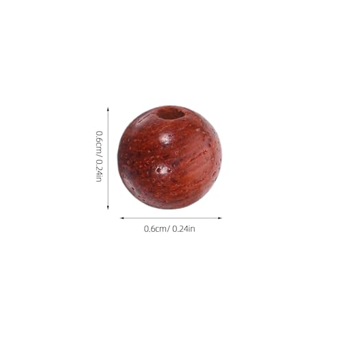 DIYEAH 400 Stück runde Holzperlen: 6 mm Holz-Abstandshalter-Anhänger für Schmuckarmbänder und Halsketten, Bastelprojekte – Bastelperlen DIYEAH 400 Stück runde Holzperlen: 6 mm Holz-Abstandshalter-Anhänger für Schmuckarmbänder und Halsketten, Bastelprojekte – Bastelperlen von DIYEAH