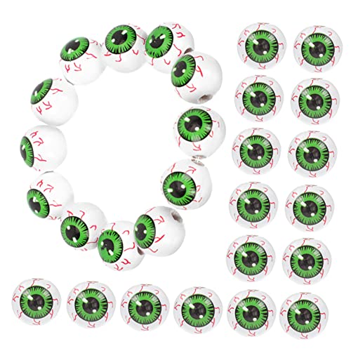40Stücke Halloween Holzperlen DIY Bastelperlen für Schmuck Dekoration und Einzigartige für Projekte und Bastelideen von DIYEAH