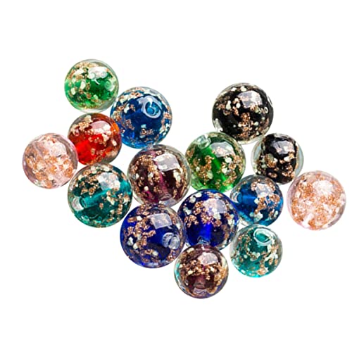 DIYEAH 40Stücke Leuchtende Glasperlen Runde Spacerperlen für DIY Schmuckgestaltung Fluoreszierende Bastelmaterialien in Mischfarben für Armbänder und Schlüsselanhänger DIYEAH 40Stücke Leuchtende Glasperlen Runde Spacerperlen für DIY Schmuckgestaltung Fluoreszierende Bastelmaterialien in Mischfarben für Armbänder und Schlüsselanhänger von DIYEAH