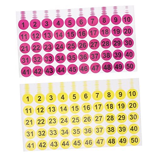 DIYEAH 42 Blatt Nummerierte Aufkleber Planke Inhaber Preisaufkleber Textmarker Punkte Für Das Klassenzimmer Aufkleber Nach Zahlen Schild Papier Runde Aufkleber Kupferplattenaufkleber DIYEAH 42 Blatt Nummerierte Aufkleber Planke Inhaber Preisaufkleber Textmarker Punkte Für Das Klassenzimmer Aufkleber Nach Zahlen Schild Papier Runde Aufkleber Kupferplattenaufkleber von DIYEAH