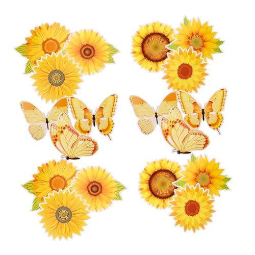 DIYEAH 45 Stück Teiliges Papier Sonnenblumen Schneidern für Frühlingsdekoration im Klassenzimmer Diy Dekoration für Wände Türen für Partys und Projekte DIYEAH 45 Stück Teiliges Papier Sonnenblumen Schneidern für Frühlingsdekoration im Klassenzimmer Diy Dekoration für Wände Türen für Partys und Projekte von DIYEAH