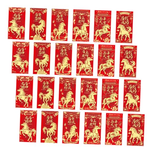 DIYEAH 48 Stück Jahr des Pferdroten Pakets Glücksgeldumschlag 2026 Neujahr Hongbao Hochzeit rot Umschlag Sternzeichen-roter Umschlag rote Geldpakete rote umschläge neujahr Papier DIYEAH 48 Stück Jahr des Pferdroten Pakets Glücksgeldumschlag 2026 Neujahr Hongbao Hochzeit rot Umschlag Sternzeichen-roter Umschlag rote Geldpakete rote umschläge neujahr Papier von DIYEAH
