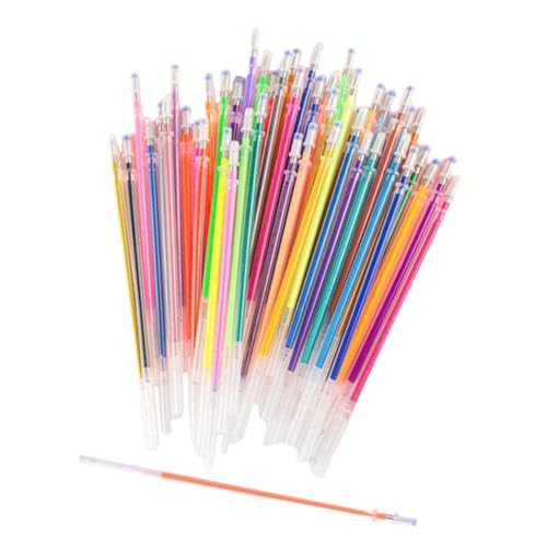 DIYEAH 48 Stück Teiliges Bunte Gelstift ersatzminen mit Feiner Spitze Glitzernde Neonfarbene Pastellfarbene und Metallische Tinten Kompatibel für Kugelschreiber für Büro und Kreatives DIYEAH 48 Stück Teiliges Bunte Gelstift ersatzminen mit Feiner Spitze Glitzernde Neonfarbene Pastellfarbene und Metallische Tinten Kompatibel für Kugelschreiber für Büro und Kreatives von DIYEAH