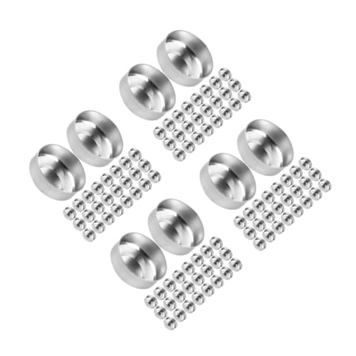 DIYEAH 480 Stck. Aluminium Teelicht Kerzenschalen Windgeschützt Langlebig und Wiederverwendbar für DIY Duftkerzen Weihnachts Hochzeitsdekoration von DIYEAH