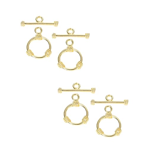 DIYEAH 4Sätze DIY Schmuckschließe Ot Clasp Langlebige und Rostfreie Verbindungselemente für Armbänder und Vielseitig Einsetzbar für Schmuckherstellung DIYEAH 4Sätze DIY Schmuckschließe Ot Clasp Langlebige und Rostfreie Verbindungselemente für Armbänder und Vielseitig Einsetzbar für Schmuckherstellung von DIYEAH