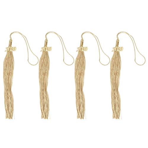 DIYEAH 4Stücke Doktorhut Quaste mit Charm Abschlusshut Zubehör für Graduation und Partys Praktische Anhänger Souvenir und Dekoration von DIYEAH