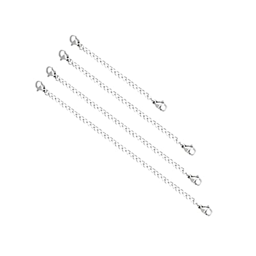 DIYEAH 4Stücke Halskette Extender Teiliges Kettenverlängerungsset mit Hummerverschluss für DIY Schmuckherstellung Einfach zu Verwenden DIYEAH 4Stücke Halskette Extender Teiliges Kettenverlängerungsset mit Hummerverschluss für DIY Schmuckherstellung Einfach zu Verwenden von DIYEAH