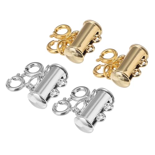 DIYEAH 4Stücke Magnetischer Kettenverschluss Teiliges Mehrschichtige Halskettenanschlüsse Kupfer Für DIY Projekte DIYEAH 4Stücke Magnetischer Kettenverschluss Teiliges Mehrschichtige Halskettenanschlüsse Kupfer Für DIY Projekte von DIYEAH