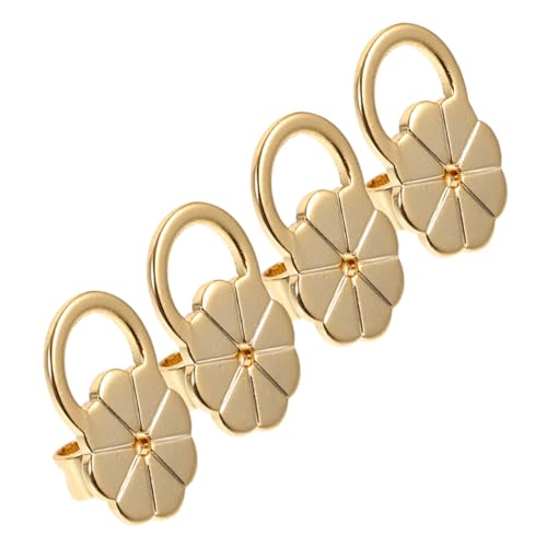 DIYEAH 4Stücke Ohrstecker für Schlaffe Hypoallergen Ohrringheber mit Stabiler Unterstützung Goldene Blumenform für Sicheren Halt Schwerer Ohrringe für Täglichen DIYEAH 4Stücke Ohrstecker für Schlaffe Hypoallergen Ohrringheber mit Stabiler Unterstützung Goldene Blumenform für Sicheren Halt Schwerer Ohrringe für Täglichen von DIYEAH