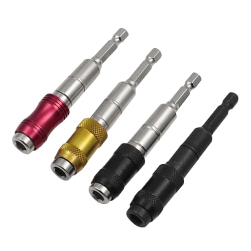 DIYEAH 4Stücke Sechskant Schwenk Bithalter Magnetischer Bohrerverlängerungsschaft Für Enge Ecken Schnellwechsel Für Bohrmaschinen Und Schraubendreher Robustes Stahlmaterial von DIYEAH