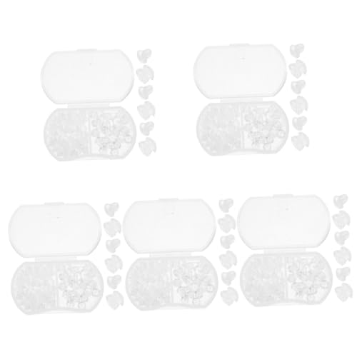 DIYEAH 5 Boxen Transparente Ohrstecker Verschlüsse Mittlere und Hamburger Form Langlebige DIY Ohrstecker Rückseiten für Damen Hautfreundlich Einfach Anzubringen und Sicherer Halt DIYEAH 5 Boxen Transparente Ohrstecker Verschlüsse Mittlere und Hamburger Form Langlebige DIY Ohrstecker Rückseiten für Damen Hautfreundlich Einfach Anzubringen und Sicherer Halt von DIYEAH