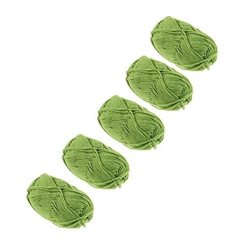 DIYEAH 5 Rollen Baumwollgarn Frisches Baumwollgarn für Diy Handarbeiten Geeignet für Stricken Häkeln Schmuckherstellung und Mehr Flexibel und Praktisch DIYEAH 5 Rollen Baumwollgarn Frisches Baumwollgarn für Diy Handarbeiten Geeignet für Stricken Häkeln Schmuckherstellung und Mehr Flexibel und Praktisch von DIYEAH