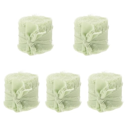 DIYEAH 5 Rollen Blumenwickelbänder Geschenkverpackungsband Dekorative Fransenbänder Dekoratives Band Geschmeidiges Band Schleife Quastengirlande Aus Garn Bunte Bänder Stoff DIYEAH 5 Rollen Blumenwickelbänder Geschenkverpackungsband Dekorative Fransenbänder Dekoratives Band Geschmeidiges Band Schleife Quastengirlande Aus Garn Bunte Bänder Stoff von DIYEAH