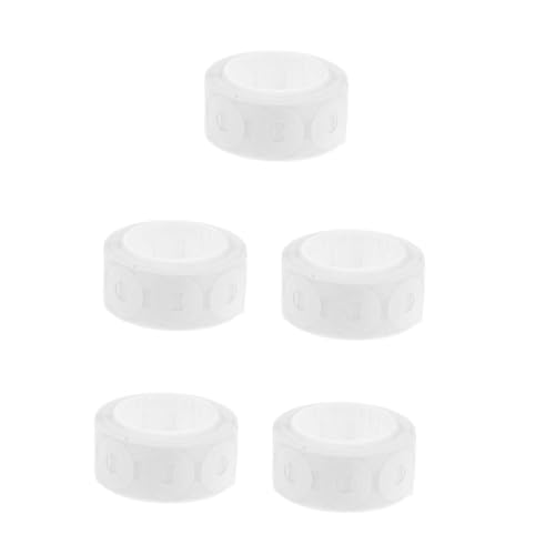 DIYEAH 5 Rollen PVC Lochverstärker Aufkleber Selbstklebend Runde Verstärkungsringe für Ringbuch Papierlöcher Büro Schule Dokumentenschutz Langlebig Robust DIYEAH 5 Rollen PVC Lochverstärker Aufkleber Selbstklebend Runde Verstärkungsringe für Ringbuch Papierlöcher Büro Schule Dokumentenschutz Langlebig Robust von DIYEAH