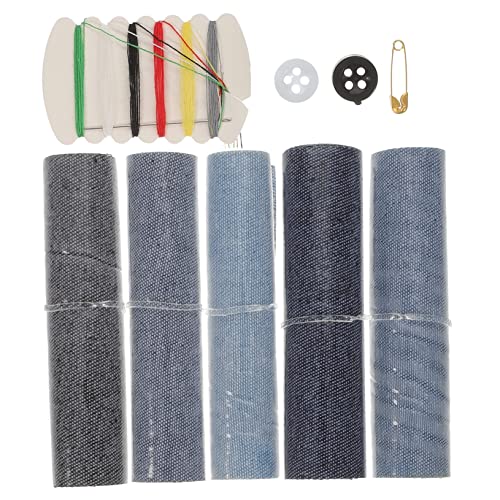 DIYEAH 5 Rollen Patch Aufnäher Nähen Applikation Nähen Aufnäher Für Kleidung Bestickt Denim Flicken Für Jacken Kleidungsflicken Unterlage Flicken Für Kleidung Hose Reparatur Polyester DIYEAH 5 Rollen Patch Aufnäher Nähen Applikation Nähen Aufnäher Für Kleidung Bestickt Denim Flicken Für Jacken Kleidungsflicken Unterlage Flicken Für Kleidung Hose Reparatur Polyester von DIYEAH
