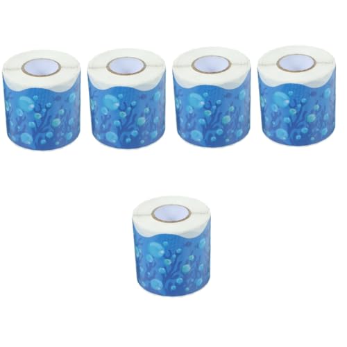 DIYEAH 5 Rollen Wasserdichtes Kleberaufkleber Dekorativ Dekoration Grenzpapier Cartoon Pinnwand Grenze Festival-accessoires Austauschbarer Pinnwandrand Schuldekor Pvc Selbstklebend Blue DIYEAH 5 Rollen Wasserdichtes Kleberaufkleber Dekorativ Dekoration Grenzpapier Cartoon Pinnwand Grenze Festival-accessoires Austauschbarer Pinnwandrand Schuldekor Pvc Selbstklebend Blue von DIYEAH