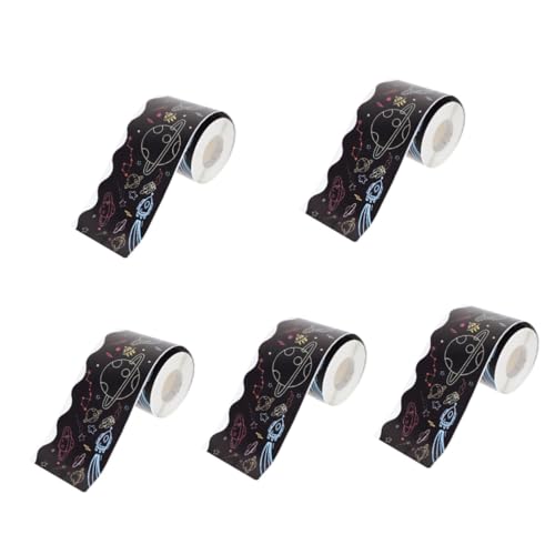 DIYEAH 5 Rollen Weltraum Fluoreszenzlinien Aufkleber Tafelrand Aufkleber Wandaufkleber Klebeband Kreidetafel Pinnwand Plakattafel Ränder Dicke Aufkleber Für Tafel Beschichtete DIYEAH 5 Rollen Weltraum Fluoreszenzlinien Aufkleber Tafelrand Aufkleber Wandaufkleber Klebeband Kreidetafel Pinnwand Plakattafel Ränder Dicke Aufkleber Für Tafel Beschichtete von DIYEAH