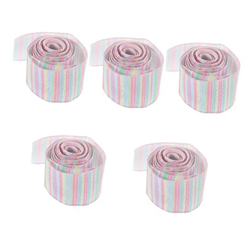 DIYEAH 5 Rollen verpackung Band natürliches Sackleinenband weißes Band Bausatz Zeremonie Gold Paketband praktisches Geschenkband Geschenkangebot Pastellband Polyester DIYEAH 5 Rollen verpackung Band natürliches Sackleinenband weißes Band Bausatz Zeremonie Gold Paketband praktisches Geschenkband Geschenkangebot Pastellband Polyester von DIYEAH