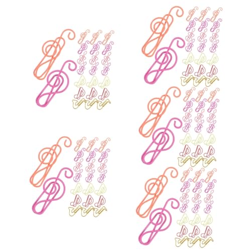 DIYEAH 5 Sätze Büroklammer Beachten Student Musiknoten-clips Formen Von Büroklammern Gold Scrapbooking Scrapbbok Papierklammer Befestigen Office-dokumentenklammern Metall 60 Stück * 5 DIYEAH 5 Sätze Büroklammer Beachten Student Musiknoten-clips Formen Von Büroklammern Gold Scrapbooking Scrapbbok Papierklammer Befestigen Office-dokumentenklammern Metall 60 Stück * 5 von DIYEAH