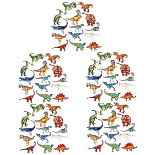 DIYEAH 5 Sätze Cartoon Kleidung Patch Kit Party Stoff Dinosaurier Dekorationen Dinosaurier Geburtstag Dekorationen Dinosaurier Wand Dinosaurier Aufkleber Dinosaurier 14 Stück * 5 von DIYEAH