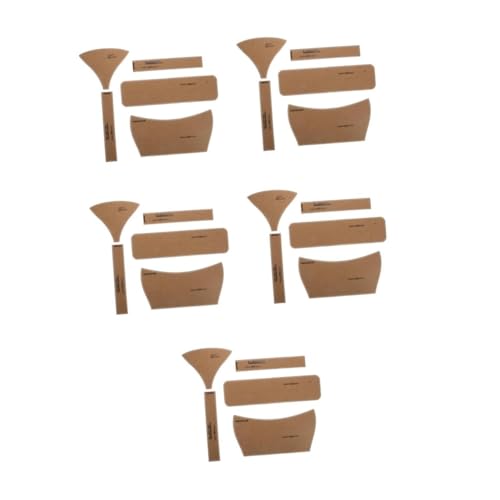 DIYEAH 5 Sätze DIY Tasche Schnittmuster Vorlage Set aus Langlebigem Papier für Handtaschen Baguette und Unterarmtaschen No Cut Design mit Klaren Anleitungen für Näh und Bastelbegeisterte von DIYEAH