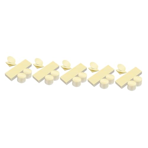 DIYEAH 5 Sätze Doppelseitiges Klebeband Selbstklebende Pads Abnehmbare Montagequadrate Und Starke Haftung Für Wände Und Vielseitige Anwendungen 60 Stück * 5 von DIYEAH
