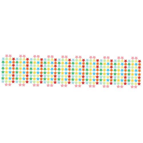 DIYEAH 5 Sätze Farbige Papiersterndekoration Sterne Aus Papier Buntes Sternenpapier Ausschnitte Outs Reispapier Basteln Papierbasteln Diy-material Papierausschnitt Wandkunst 180 Stück * 5 von DIYEAH