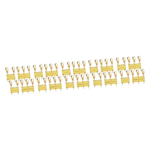 DIYEAH 5 Sätze Magnetische Halskette Mehrlagige Schnalle Drehverschluss Kette Schlüsselband Halskettenverschlüsse Elegante Perlen Für Armbänder Schmuckreparaturset 2 Stücke * 5 von DIYEAH