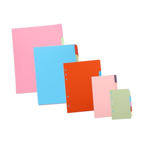 DIYEAH 5 Sätze Nachfüllpapier für Ringbücher Farbige Lose Dickes Verschleißfestes Papier Glatte Oberfläche für Schüler und Organisation Langlebiges Schreibpapier DIYEAH 5 Sätze Nachfüllpapier für Ringbücher Farbige Lose Dickes Verschleißfestes Papier Glatte Oberfläche für Schüler und Organisation Langlebiges Schreibpapier von DIYEAH
